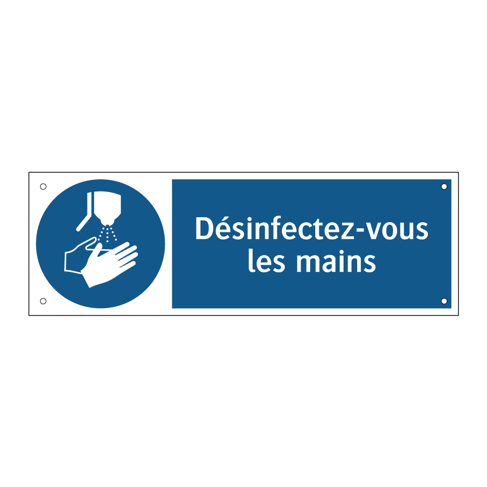Désinfectez-vous les mains