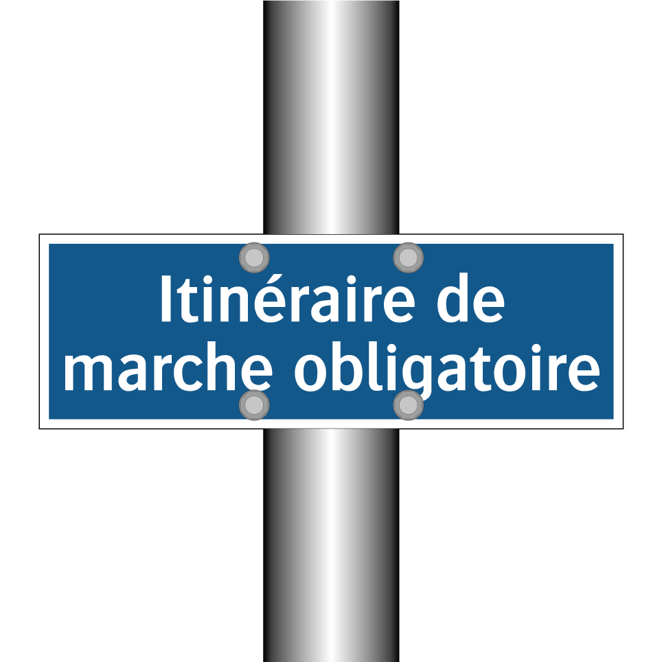 Itinéraire de marche obligatoire