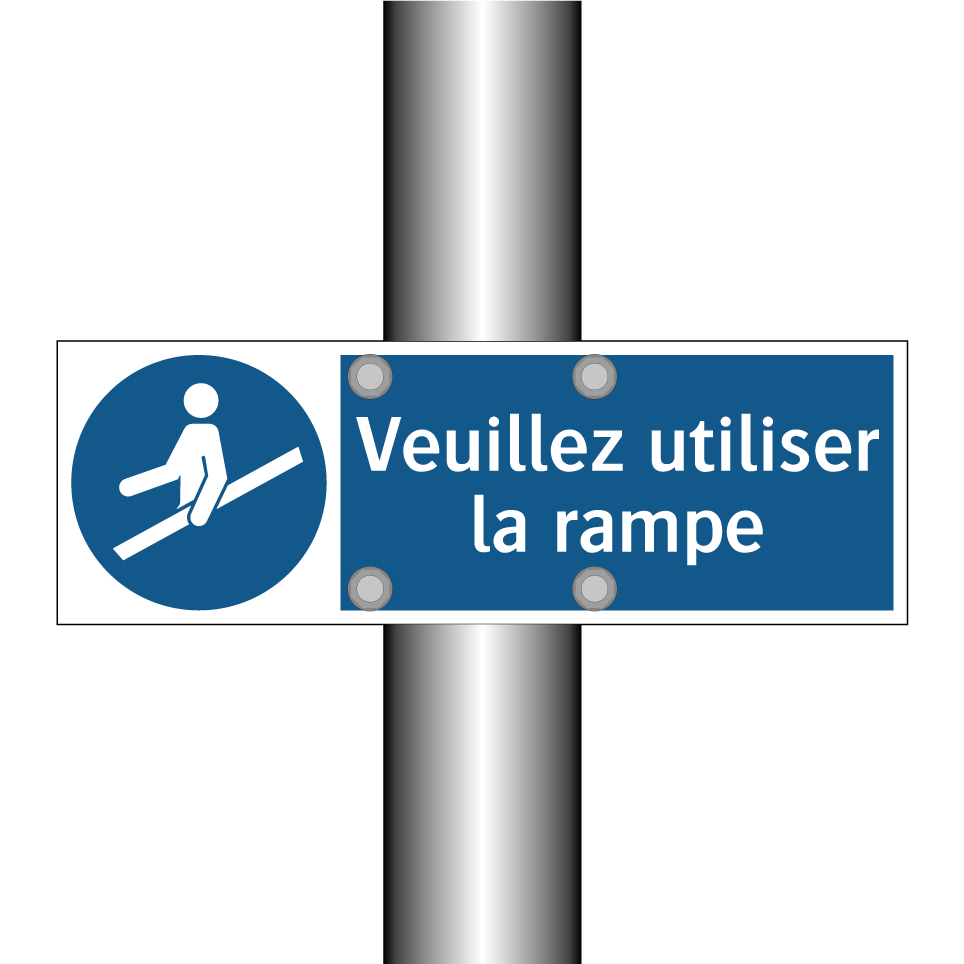 Veuillez utiliser la rampe