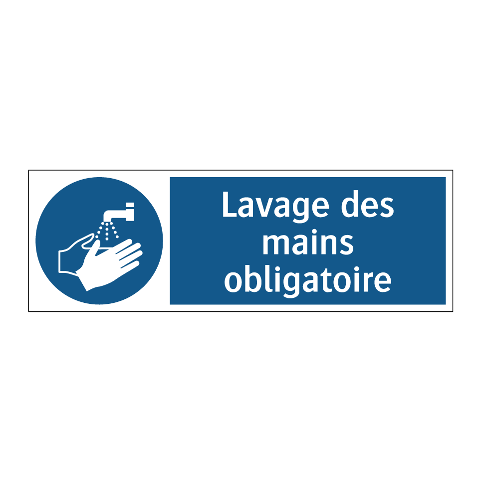 Lavage des mains obligatoire