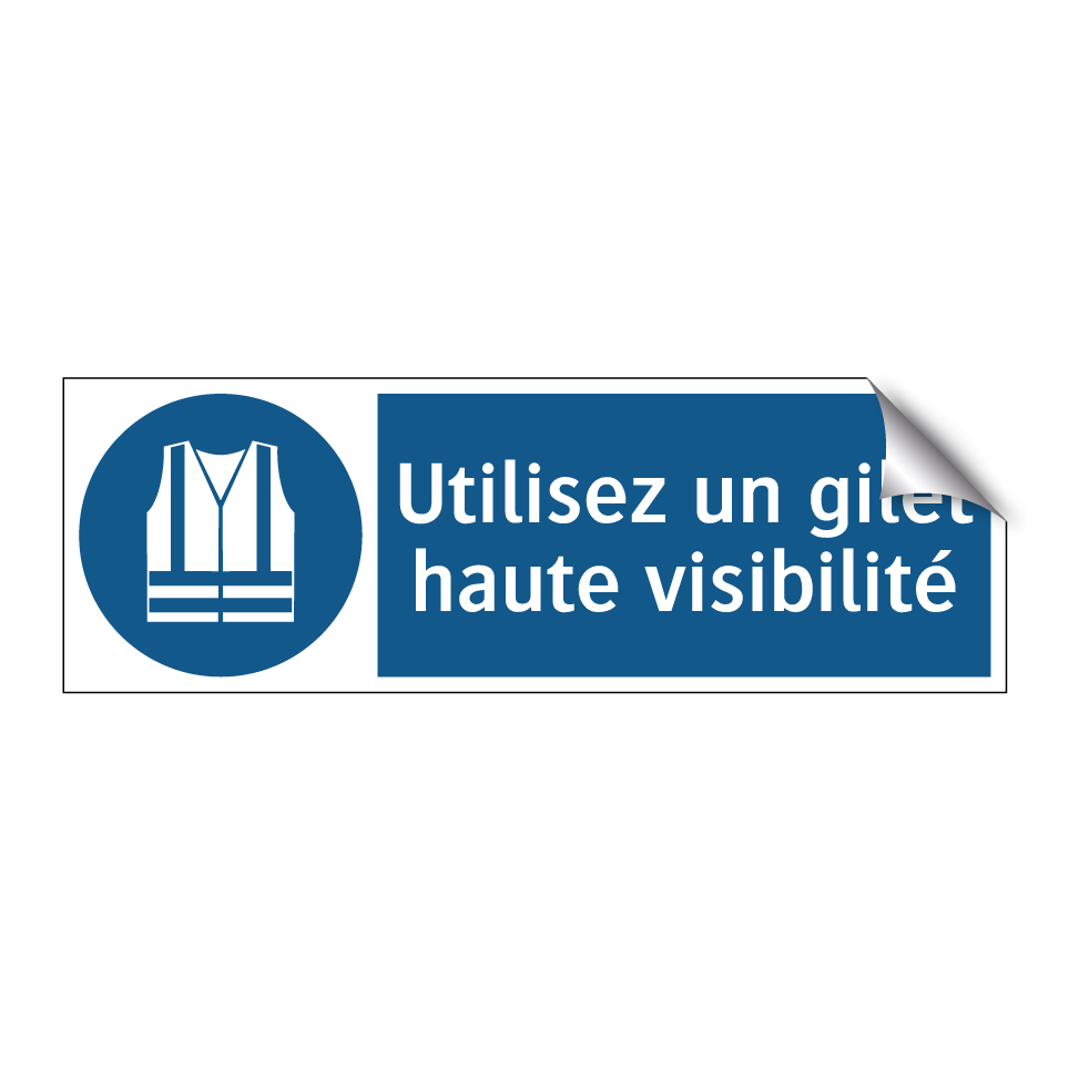 Utilisez un gilet haute visibilité