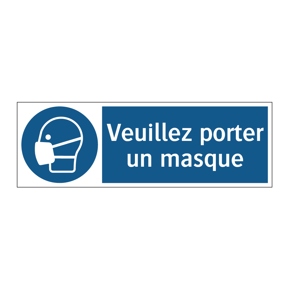 Veuillez porter un masque.