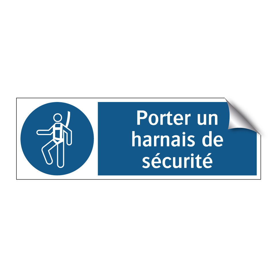 Porter un harnais de sécurité