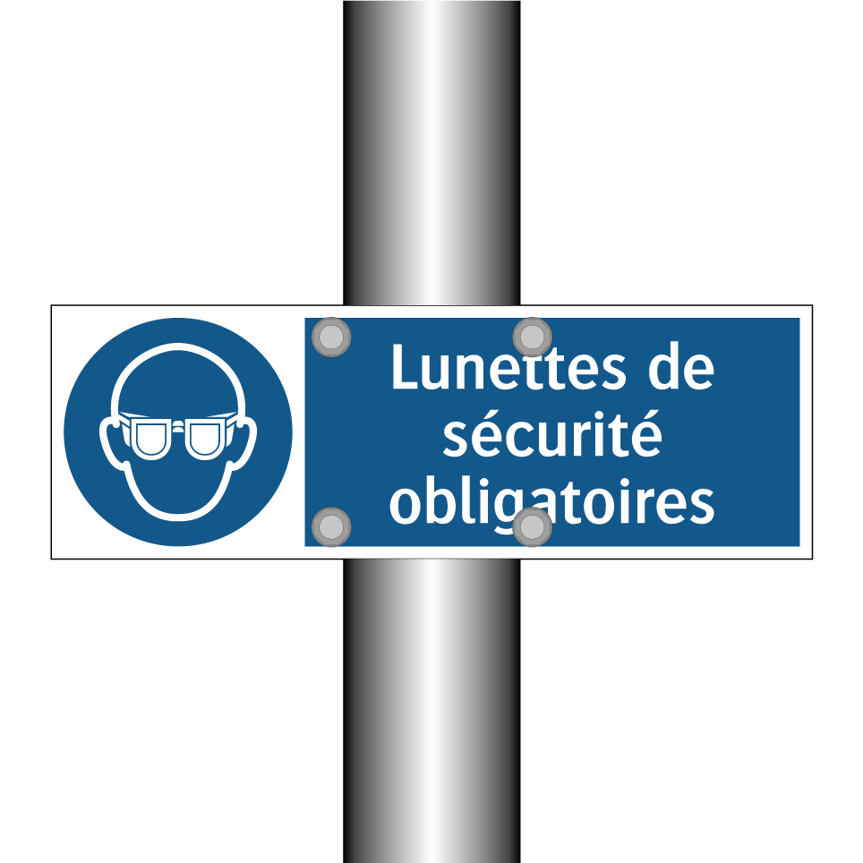 Lunettes de sécurité obligatoires