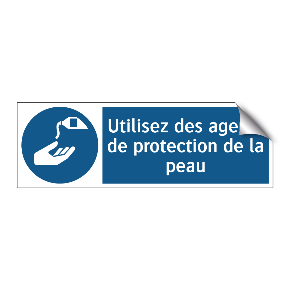 Utilisez des agents de protection de la peau