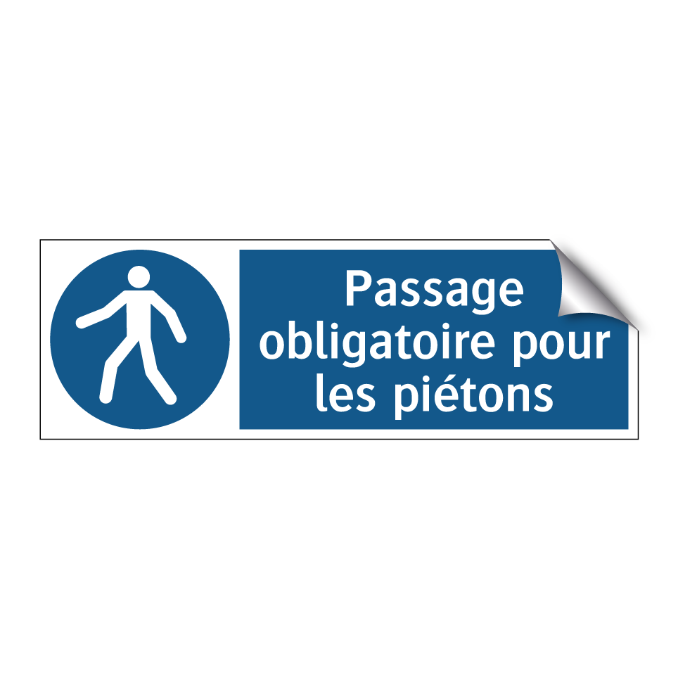 Passage obligatoire pour les piétons