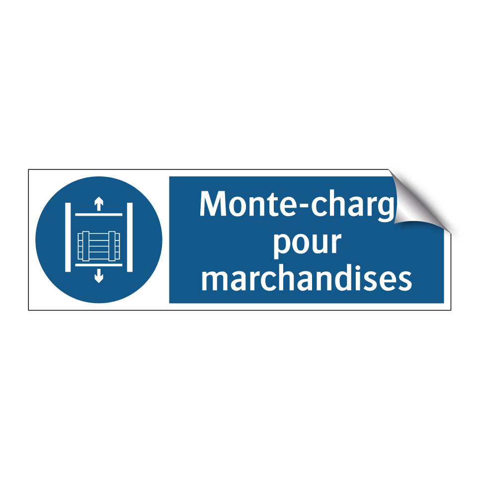 Monte-charge pour marchandises