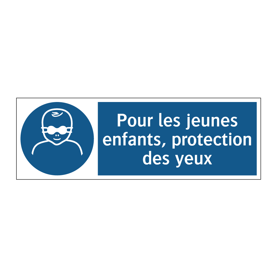 Pour les jeunes enfants, protection des yeux