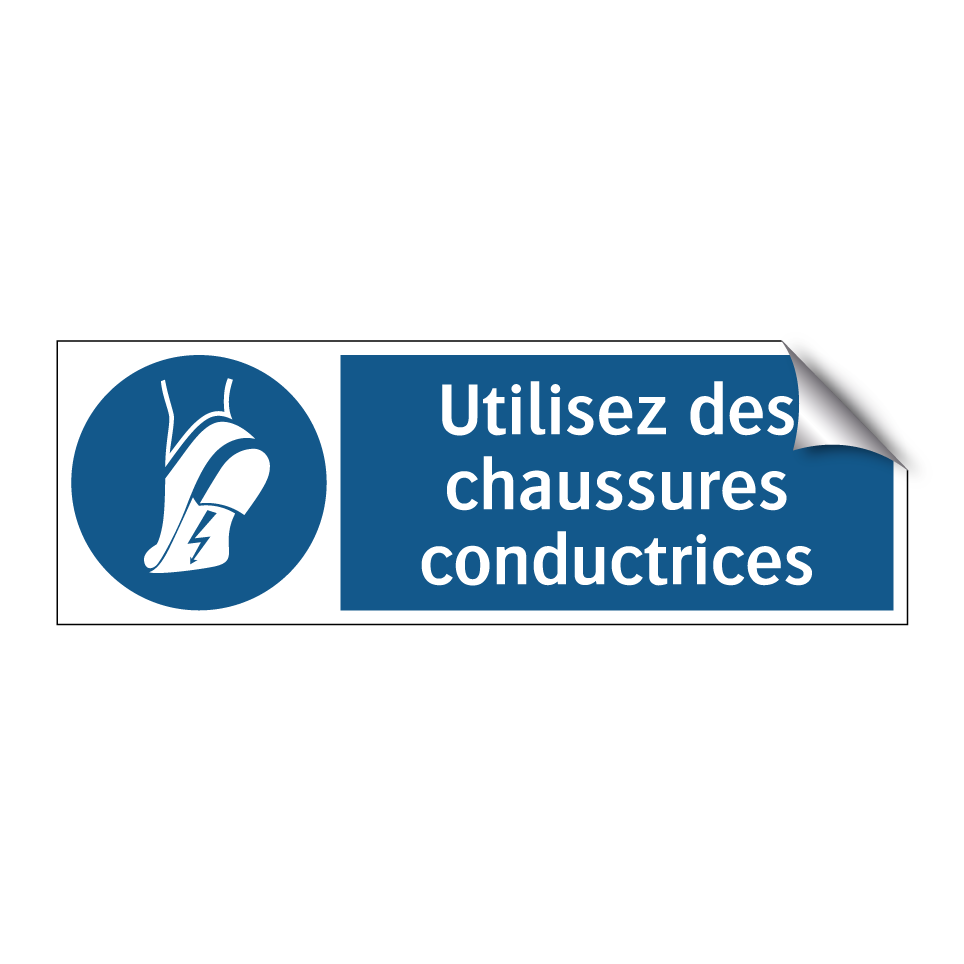 Utilisez des chaussures conductrices