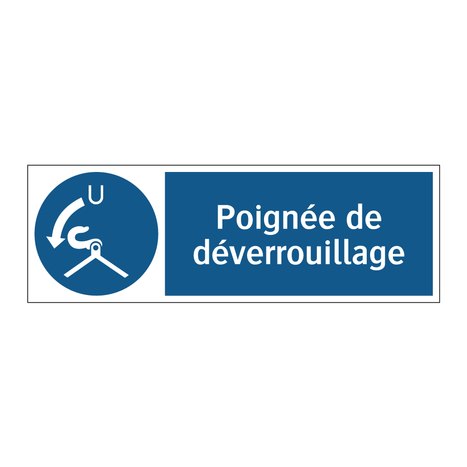 Poignée de déverrouillage