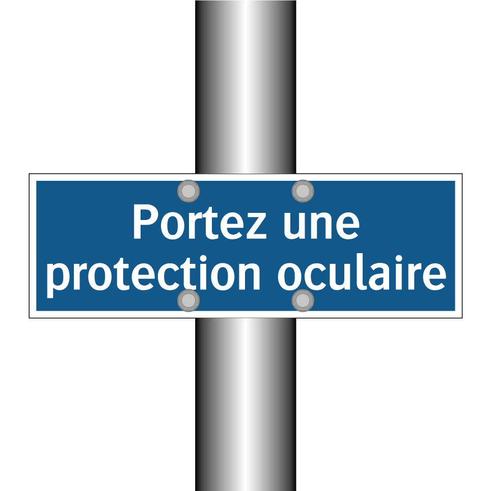 Portez une protection oculaire
