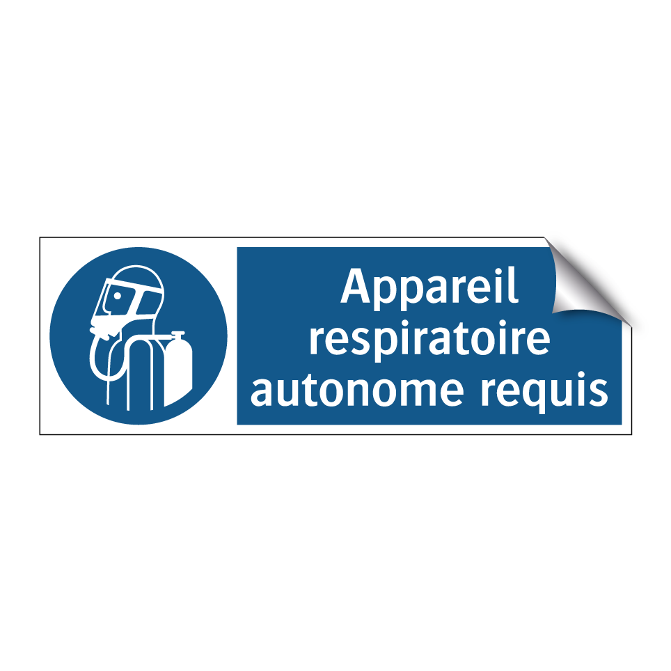 Appareil respiratoire autonome requis
