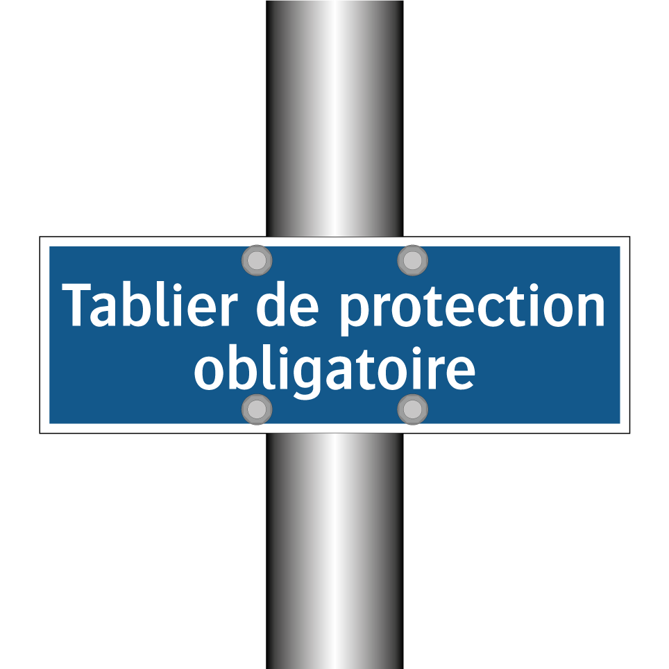 Tablier de protection obligatoire