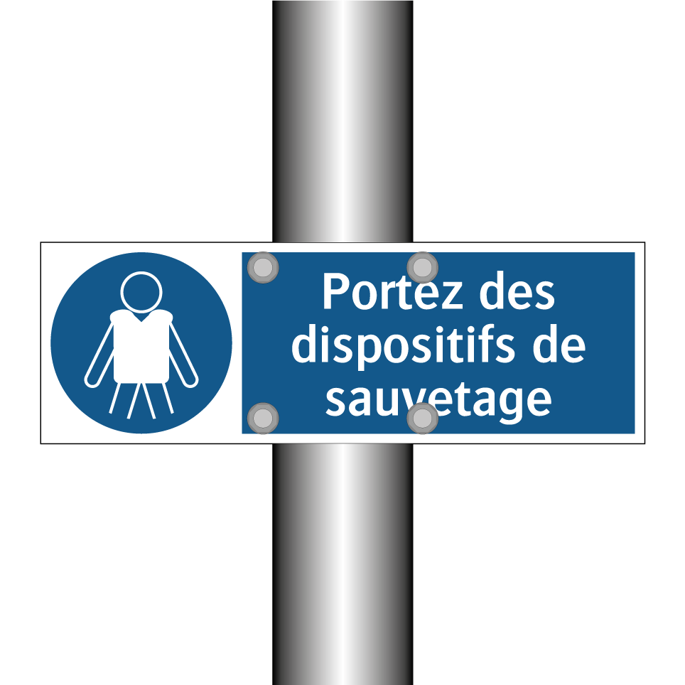Portez des dispositifs de sauvetage