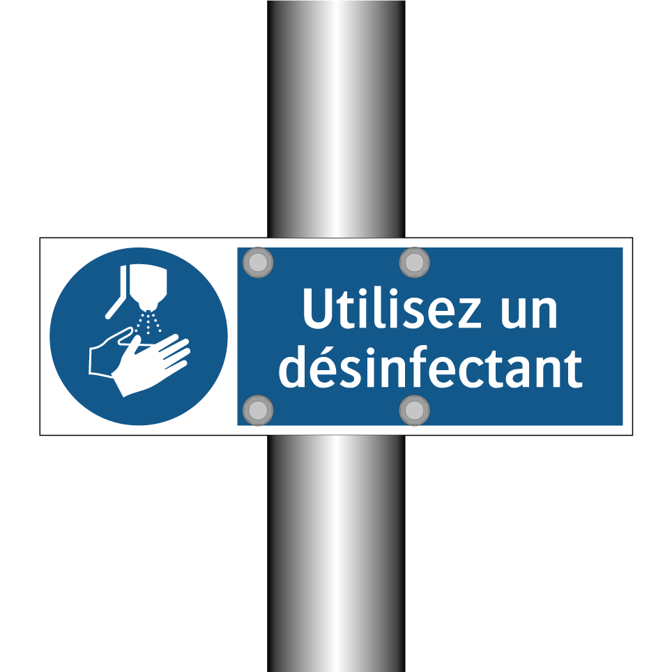 Utilisez un désinfectant