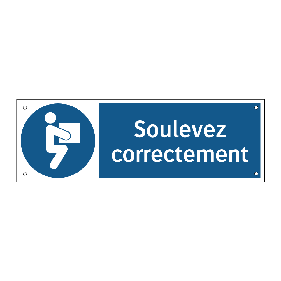 Soulevez correctement
