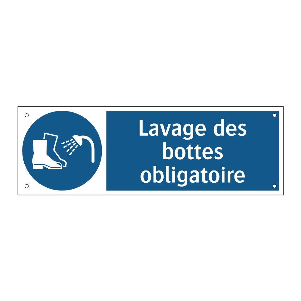 Lavage des bottes obligatoire