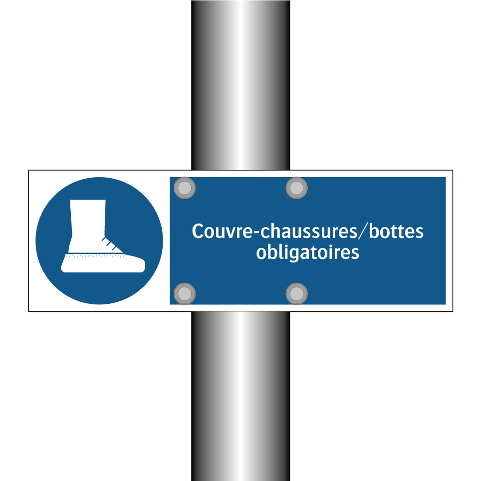Couvre-chaussures/bottes obligatoires