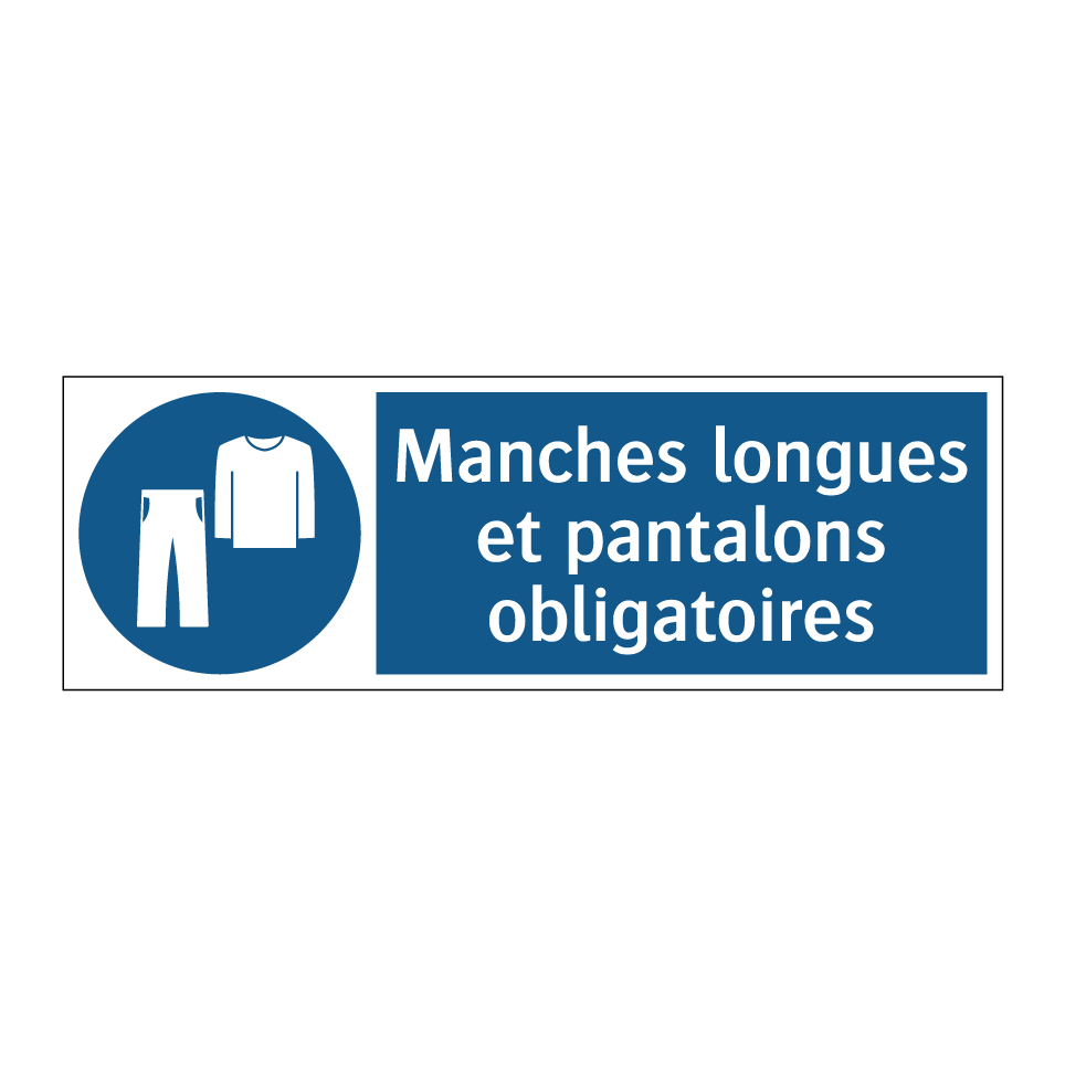 Manches longues et pantalons obligatoires