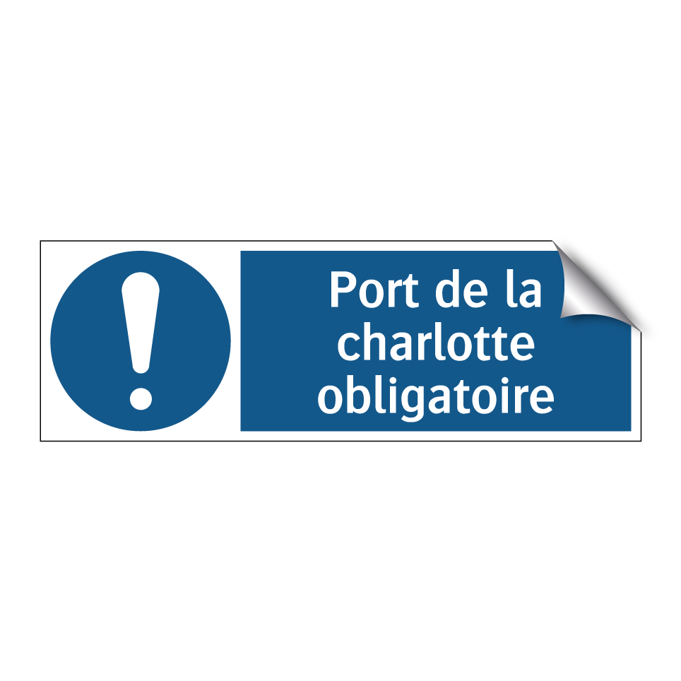 Port de la charlotte obligatoire