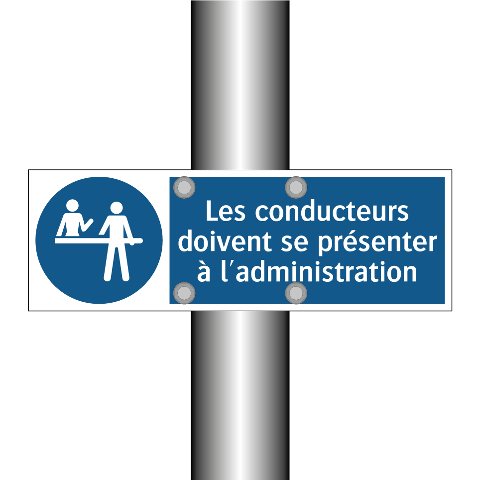 Les conducteurs doivent se présenter à l'administration