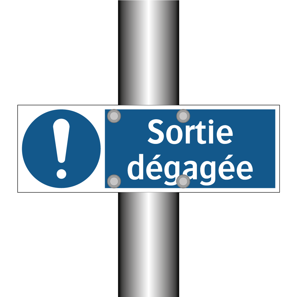 Sortie dégagée