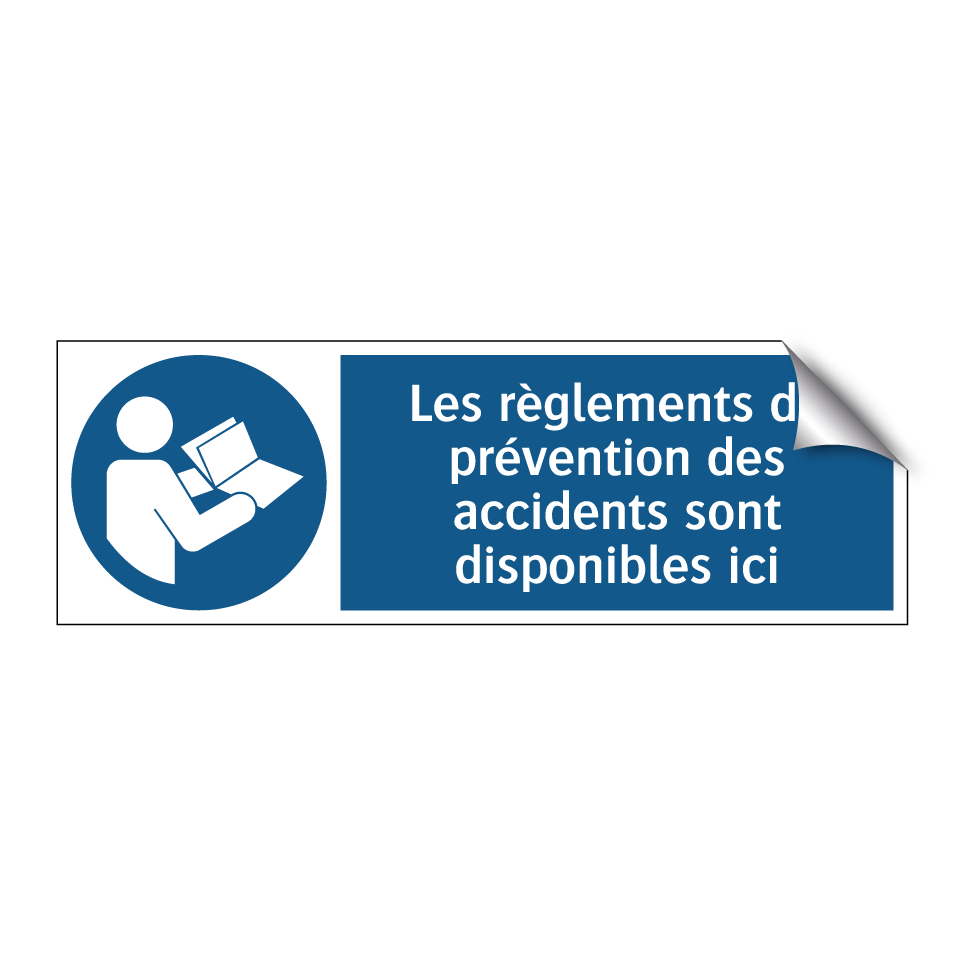 Les règlements de prévention des accidents sont disponibles ici