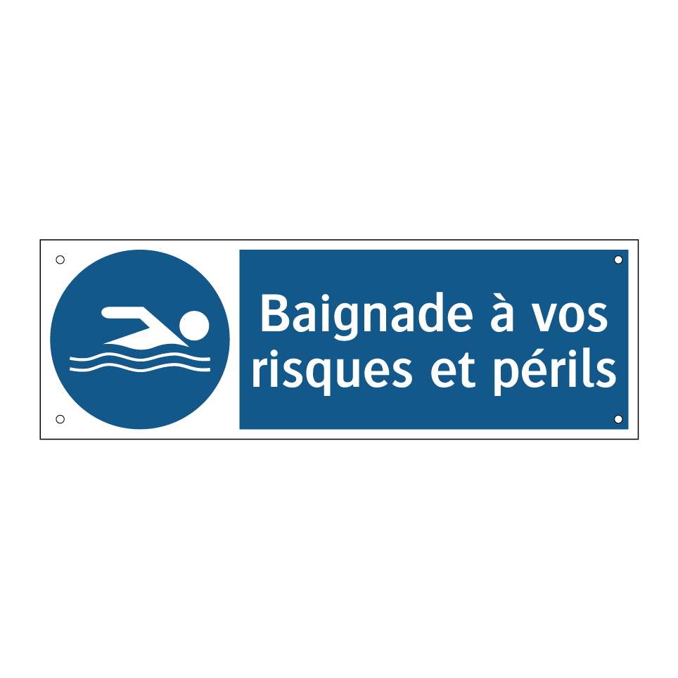 Baignade à vos risques et périls
