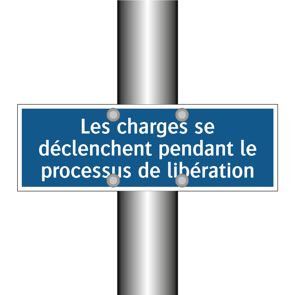 Les charges se déclenchent pendant le processus de libération