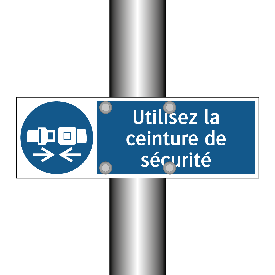 Utilisez la ceinture de sécurité