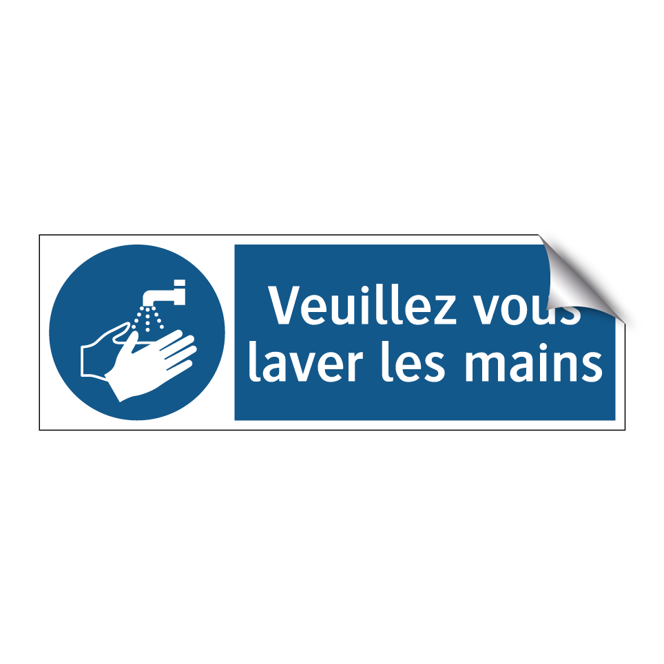 Veuillez vous laver les mains