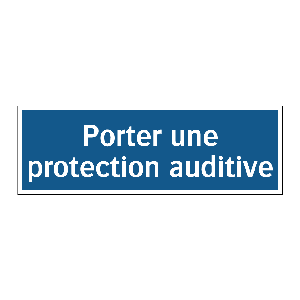 Porter une protection auditive