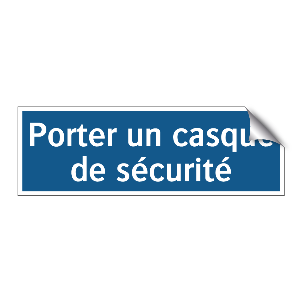 Porter un casque de sécurité