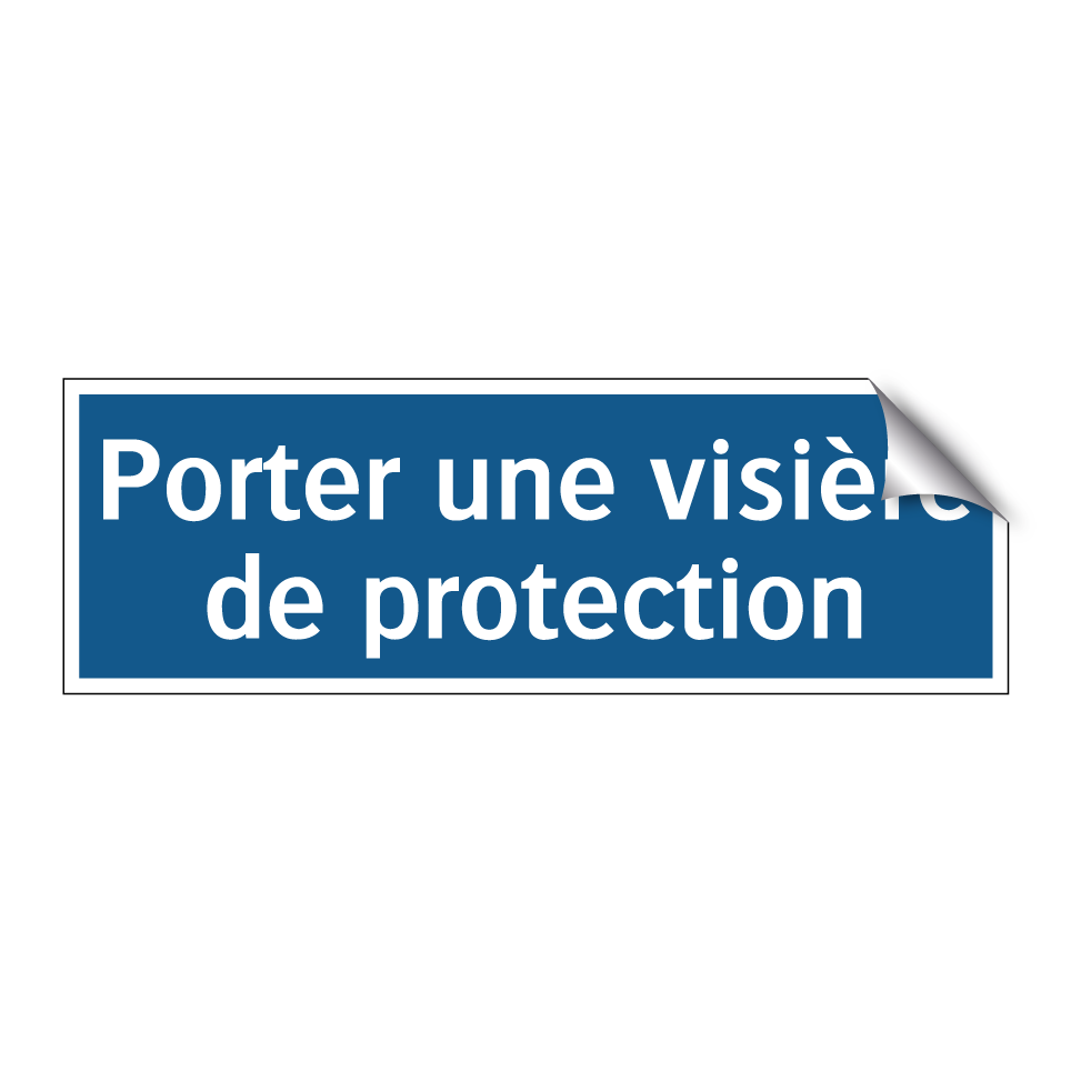Porter une visière de protection