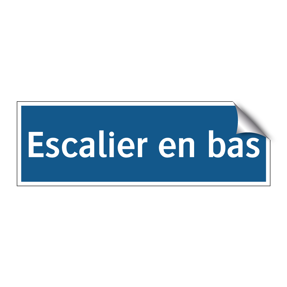 Escalier en bas