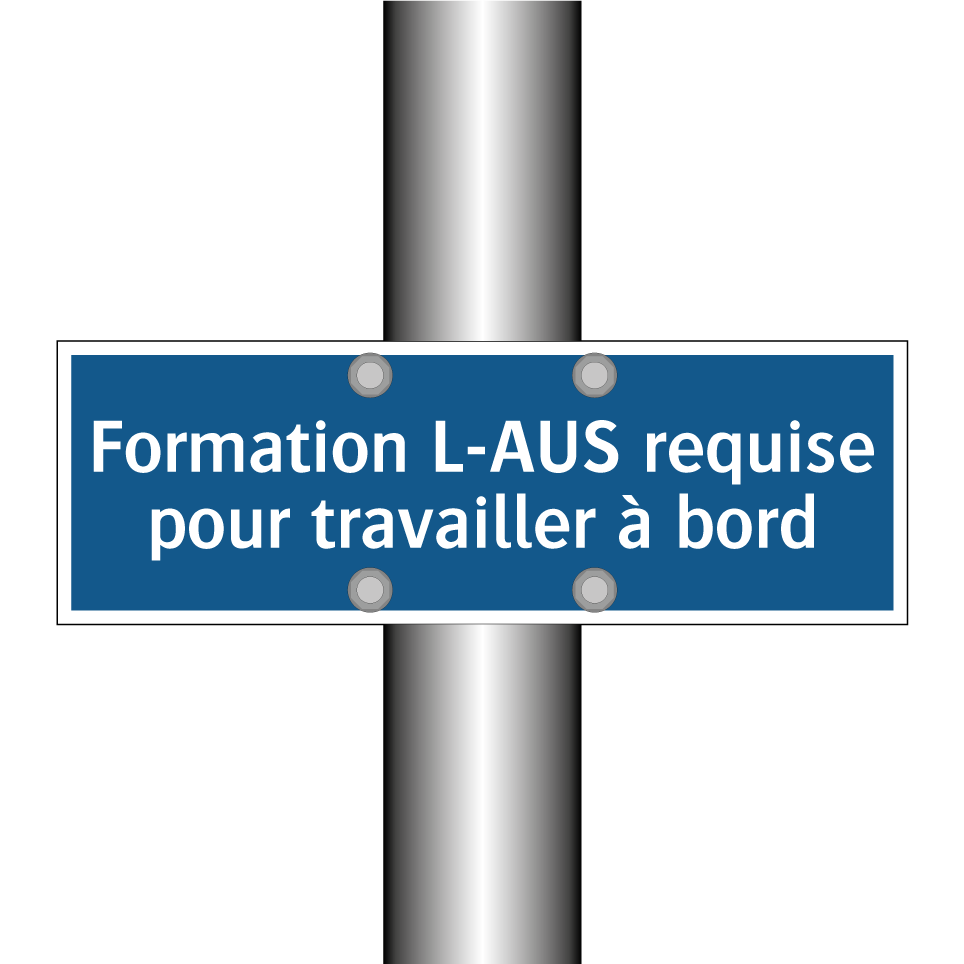 Formation L-AUS requise pour travailler à bord