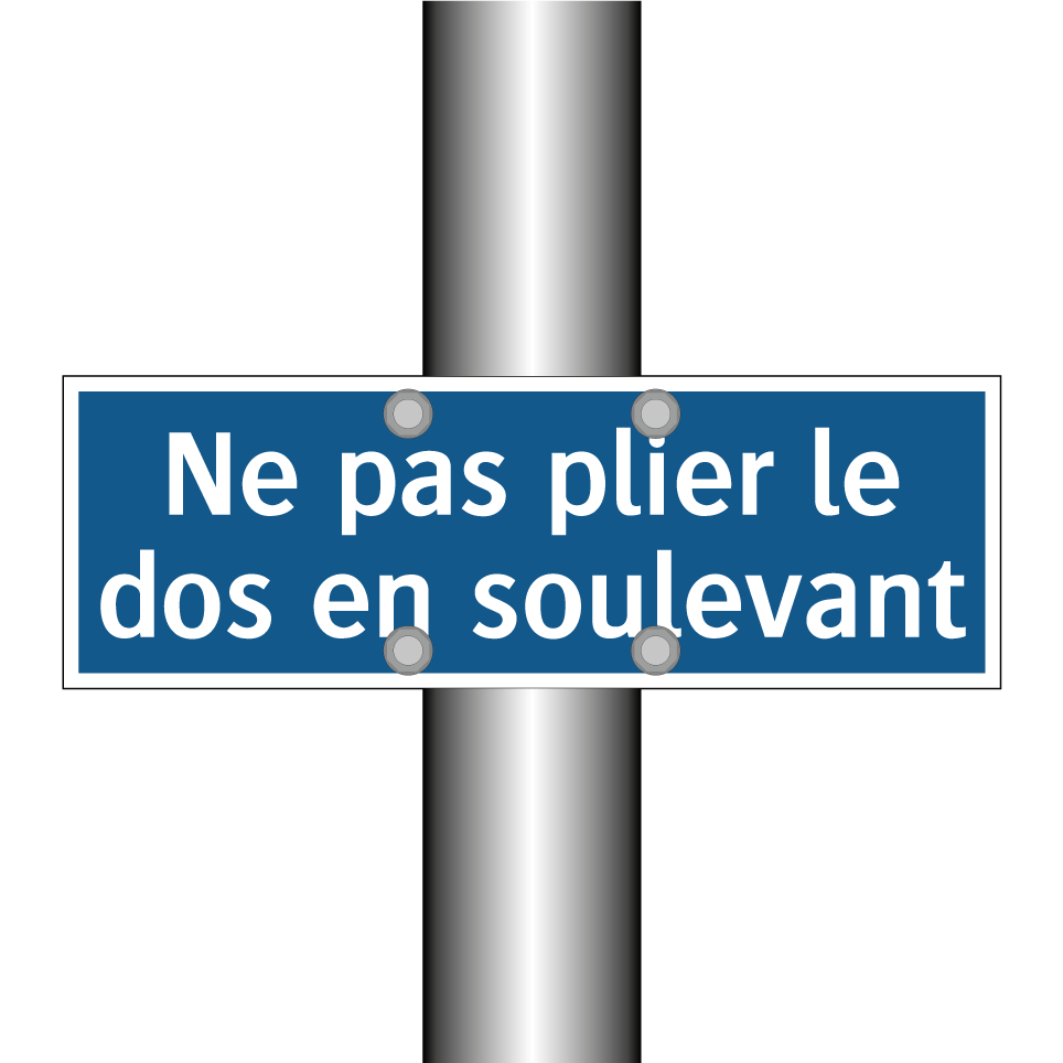 Ne pas plier le dos en soulevant