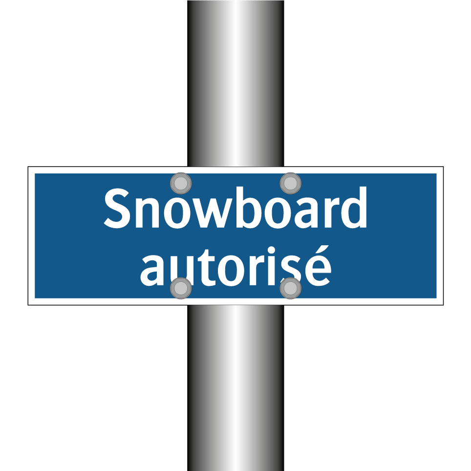 Snowboard autorisé