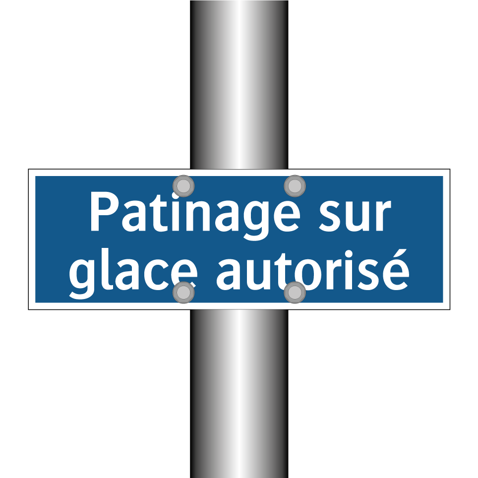 Patinage sur glace autorisé