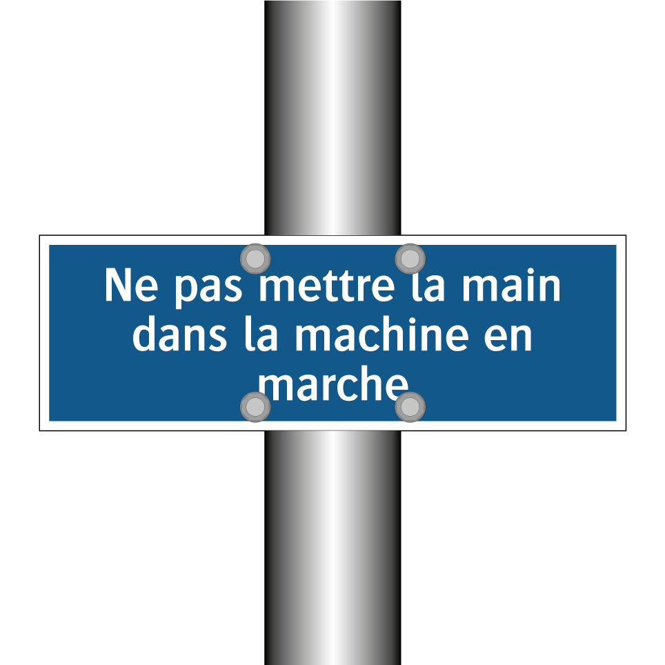 Ne pas mettre la main dans la machine en marche