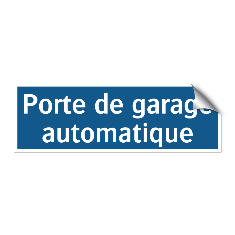 Porte de garage automatique