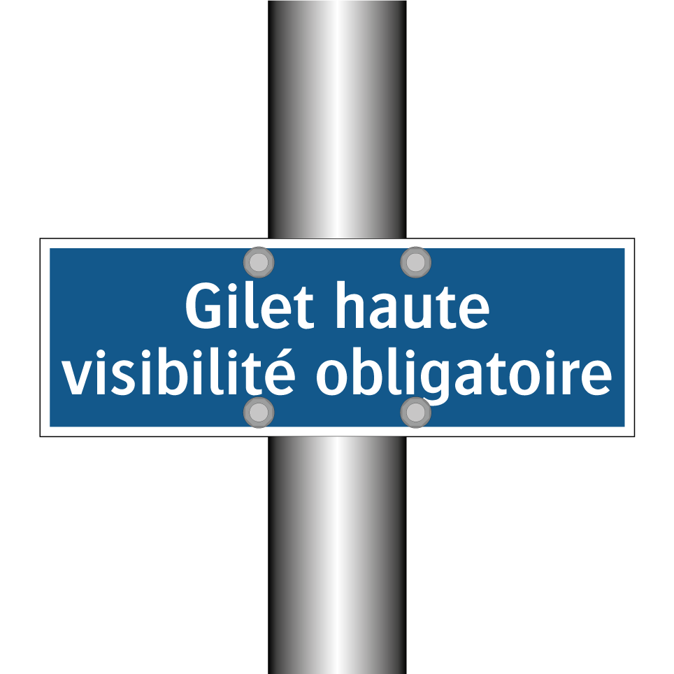 Gilet haute visibilité obligatoire