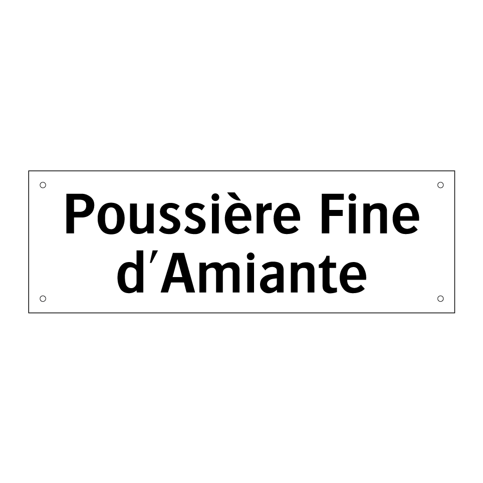 Poussière Fine d'Amiante