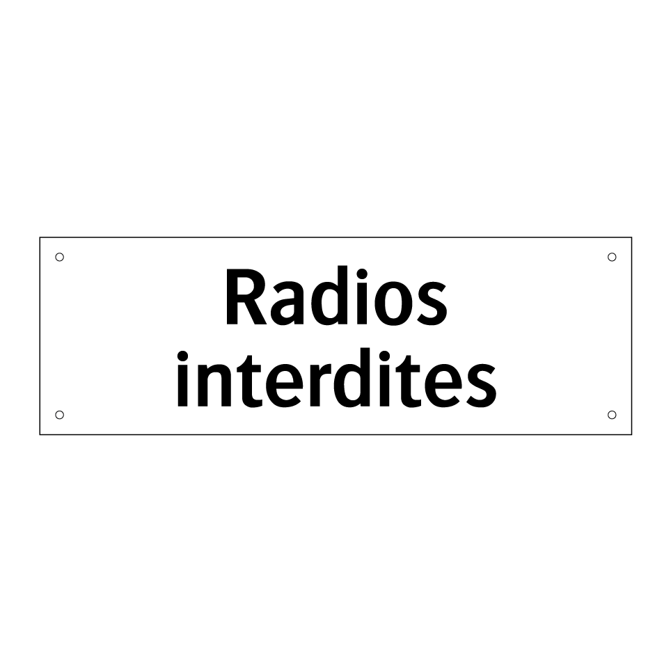 Radios interdites