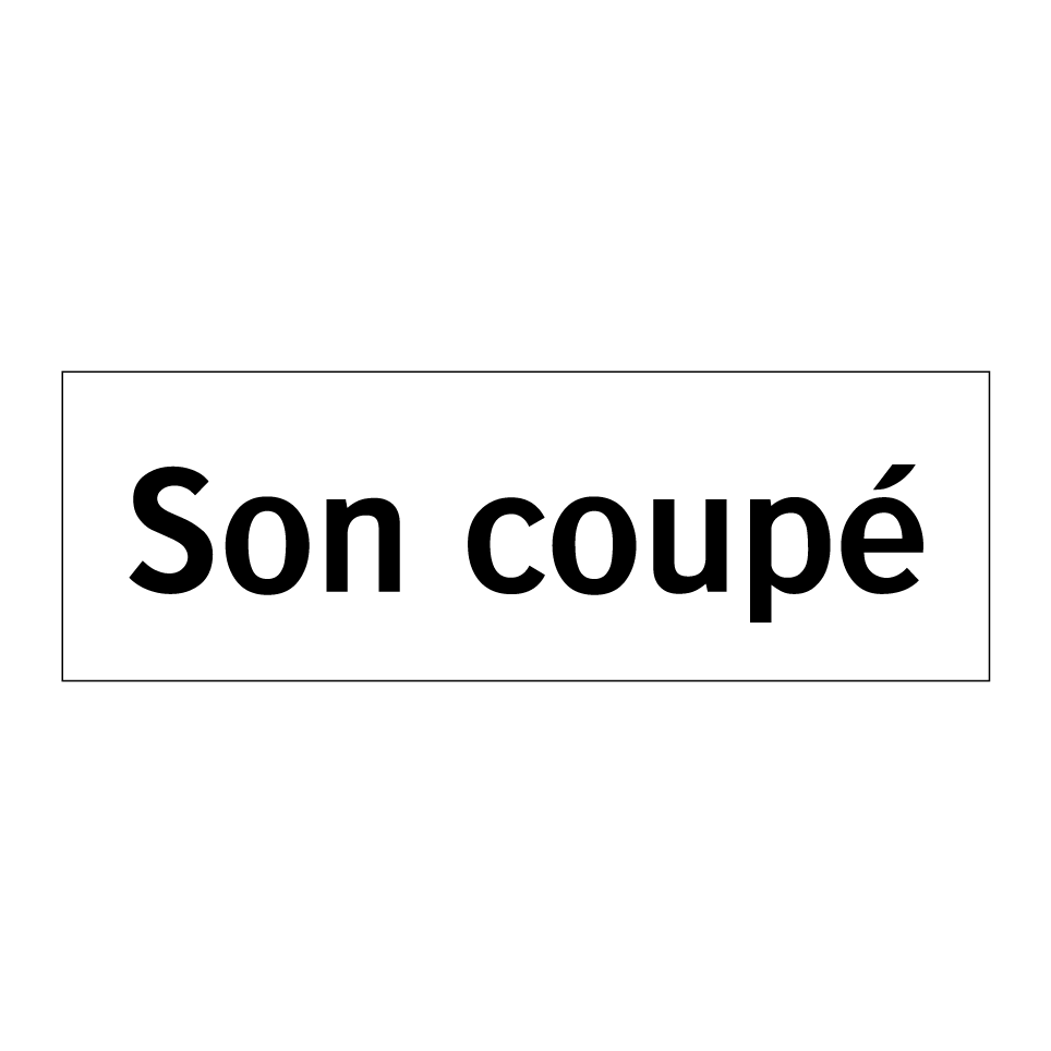 Son coupé