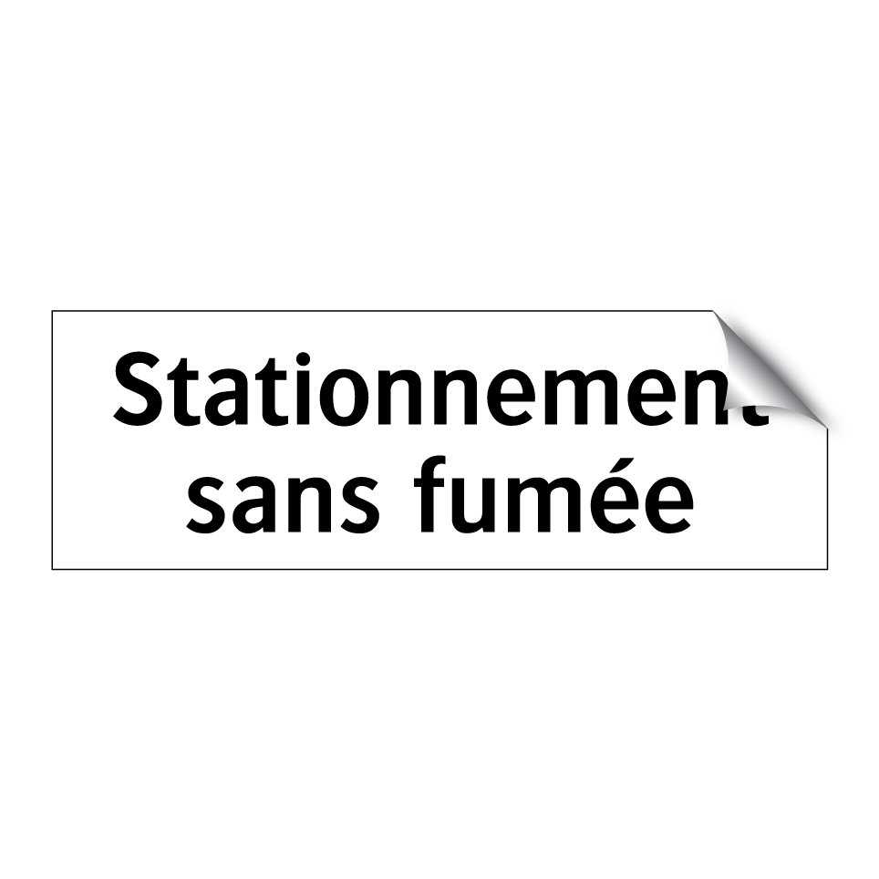 Stationnement sans fumée