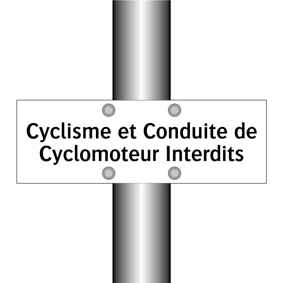 Cyclisme et Conduite de Cyclomoteur Interdits