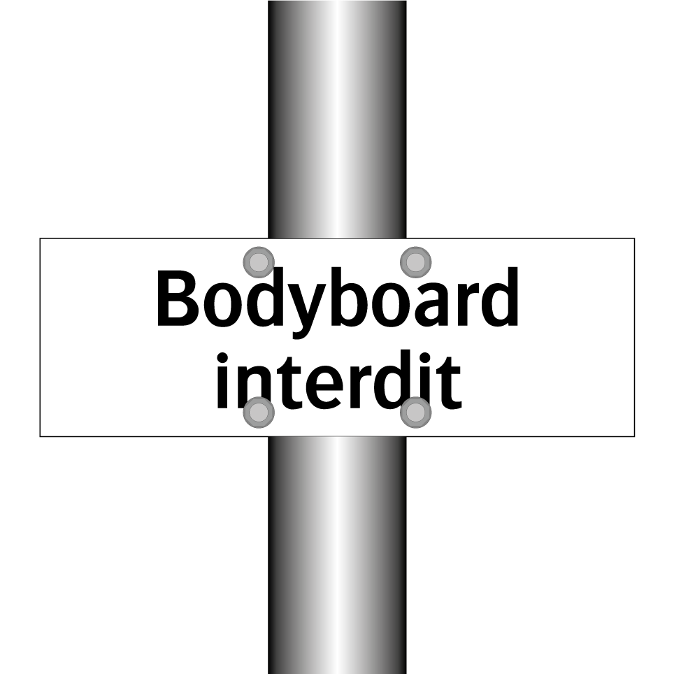 Bodyboard interdit