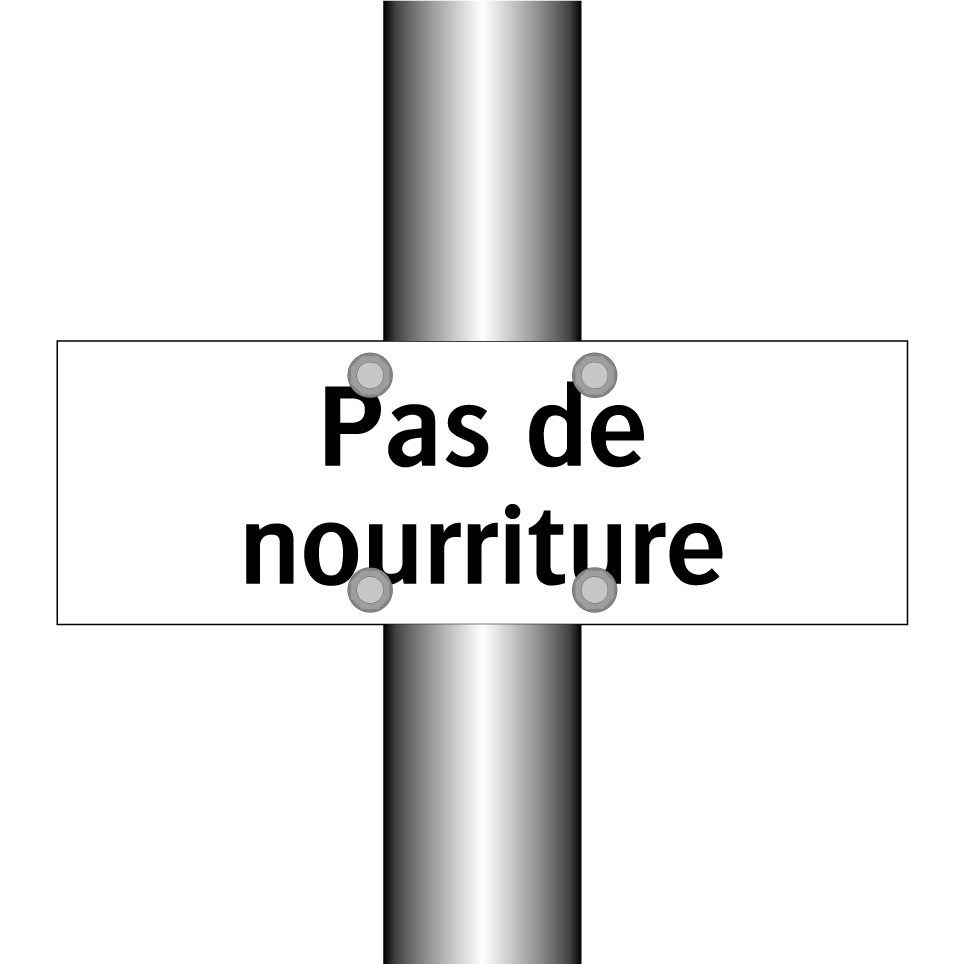 Pas de nourriture
