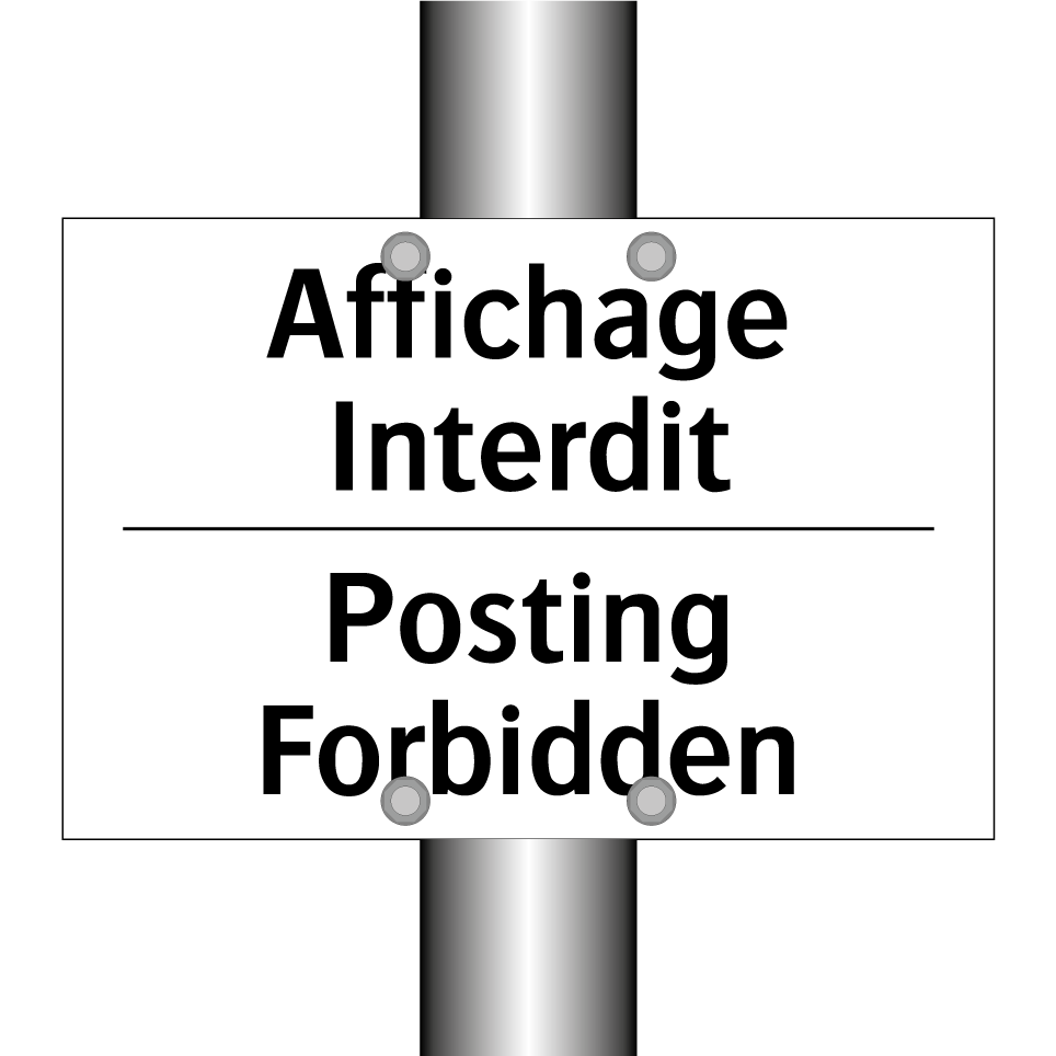 Affichage Interdit - Posting Forbidden